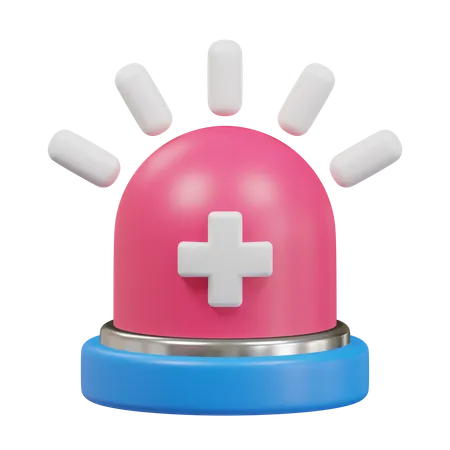 Sirène d'ambulance  3D Icon