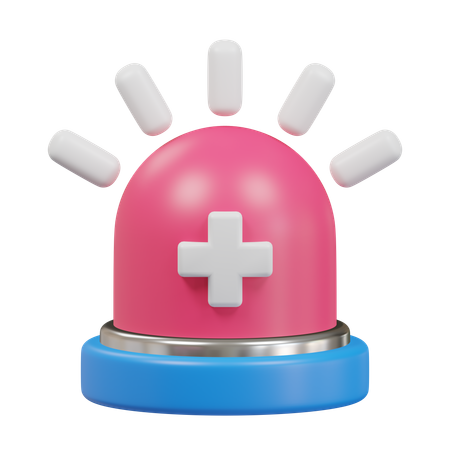 Sirène d'ambulance  3D Icon
