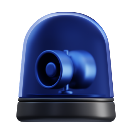 Sirene de police  3D Icon