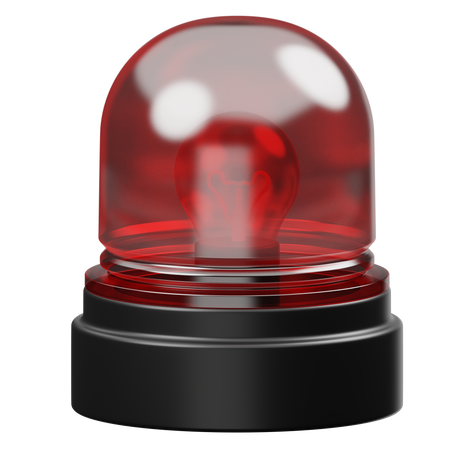Sirene de police  3D Icon
