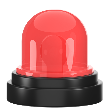 Sirene de police  3D Icon