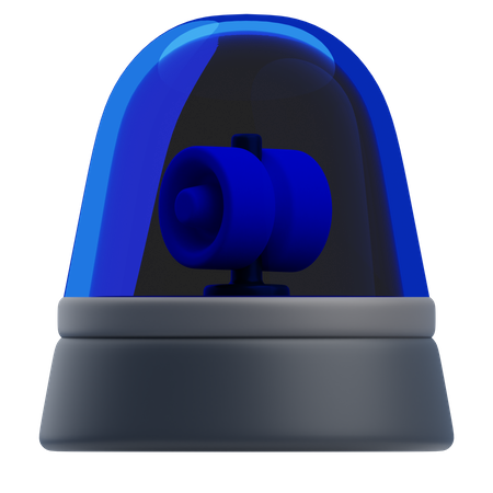 Sirene de police  3D Icon