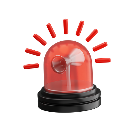 Sirène d'urgence  3D Icon