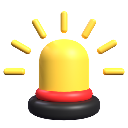 Sirène d'urgence  3D Icon