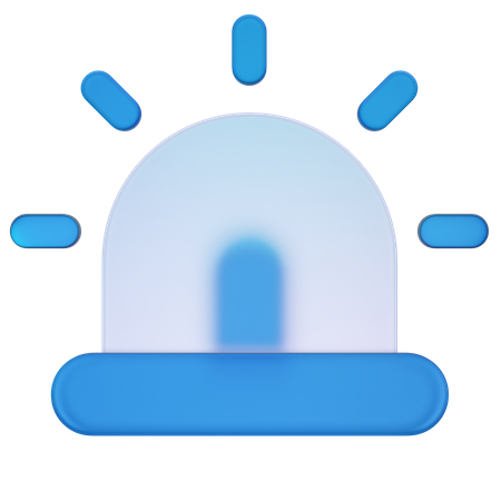 Sirène d'urgence  3D Icon
