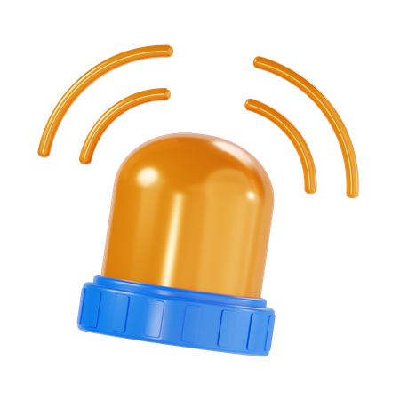 Sirène d'urgence  3D Icon