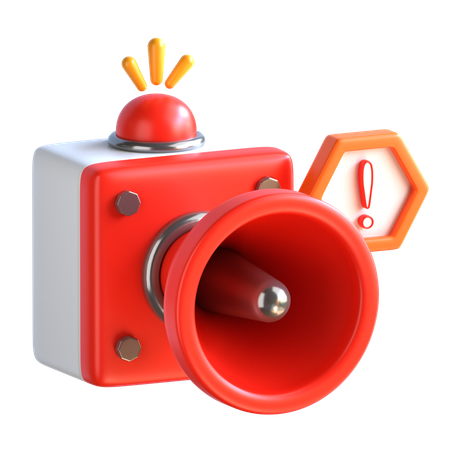 Sirène d'urgence  3D Icon