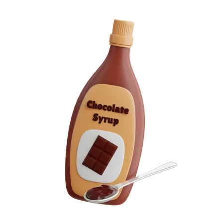 Sirop au chocolat  3D Icon