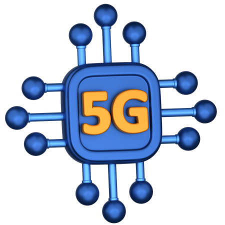 Sistema 5g  3D Icon