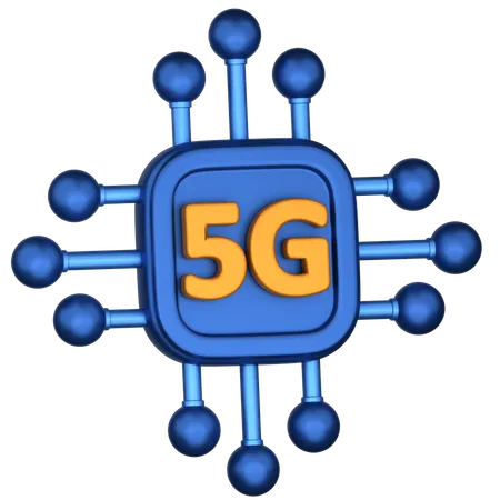 Sistema 5g  3D Icon