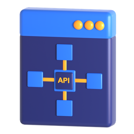 Sistema API  3D Icon