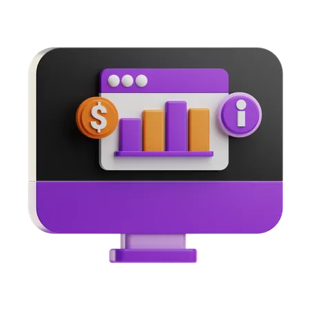 Sistema de contabilidad  3D Icon