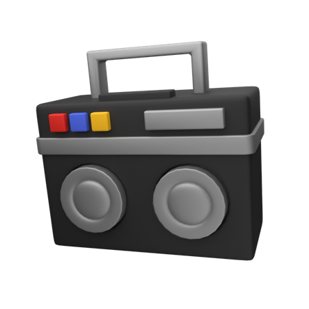 Sistema de casete  3D Icon