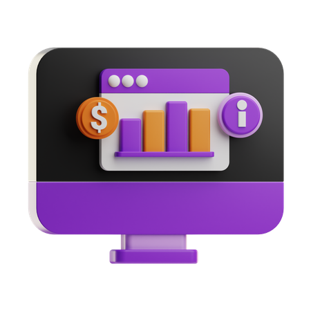 Sistema de contabilidade  3D Icon