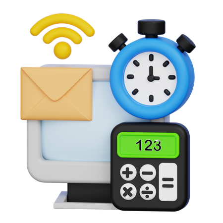 Sistema de controle  3D Icon