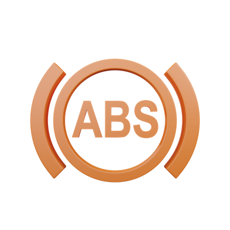 Sistema de Frenagem Antibloqueio (ABS)  3D Icon
