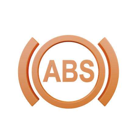 Sistema de frenos antibloqueo (ABS)  3D Icon