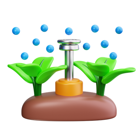 Sistema de irrigação  3D Icon