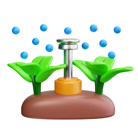 Sistema de irrigação  3D Icon