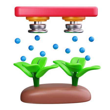 Sistema de rega  3D Icon