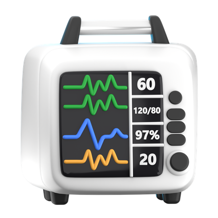 Sistema de monitoramento de pacientes  3D Icon