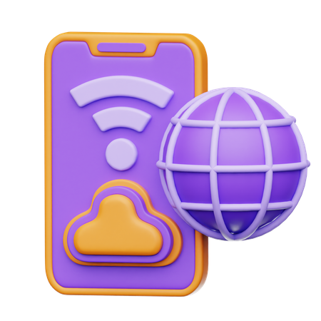 Sistema de nube  3D Icon