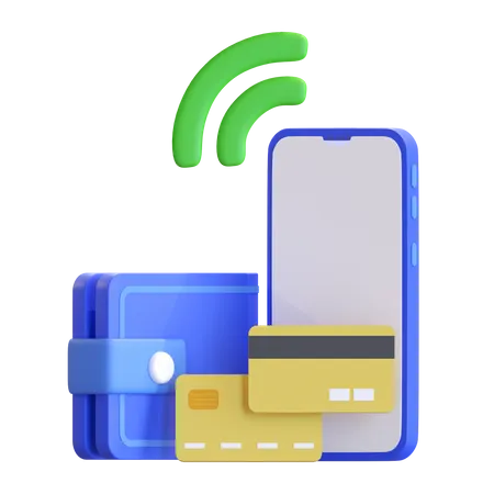 Sistema de pagamento inteligente  3D Icon