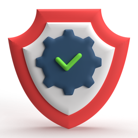 Sistema de seguridad  3D Icon