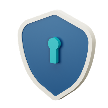 Sistema de seguridad  3D Icon