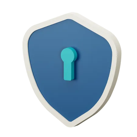 Sistema de seguridad  3D Icon