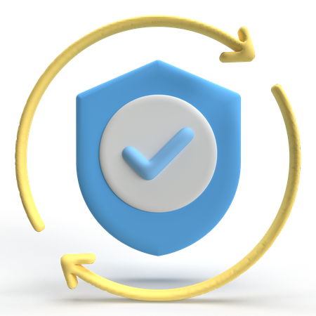 Sistema de seguridad  3D Icon