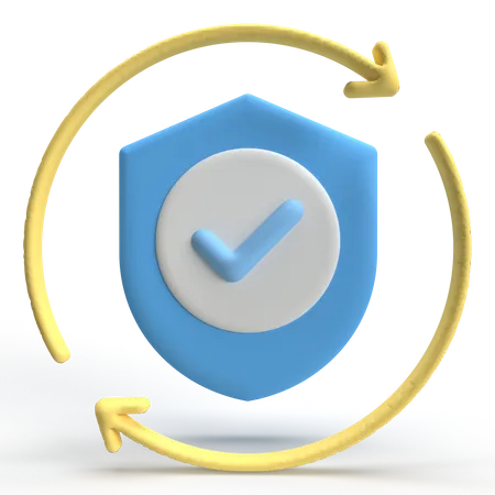 Sistema de seguridad  3D Icon