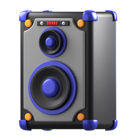 Sistema de sonido  3D Icon