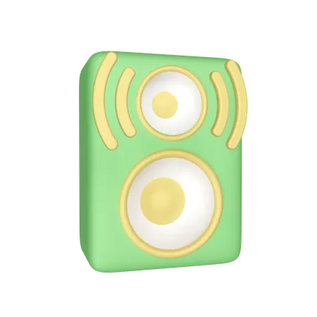 Sistema de sonido  3D Icon