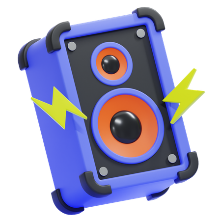 Sistema de sonido  3D Icon