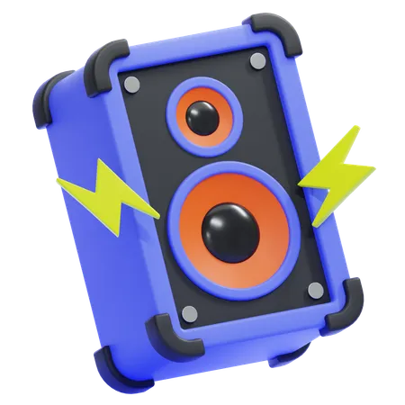 Sistema de sonido  3D Icon