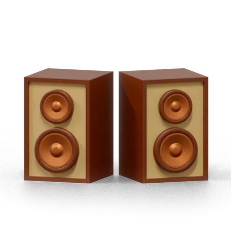 Sistema de sonido  3D Icon