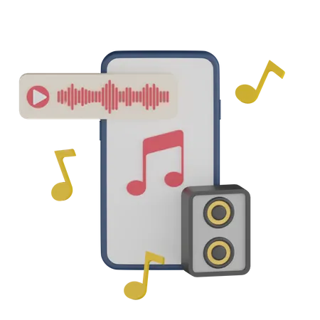 Sistema de sonido  3D Icon