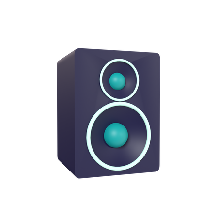 Sistema de sonido  3D Icon