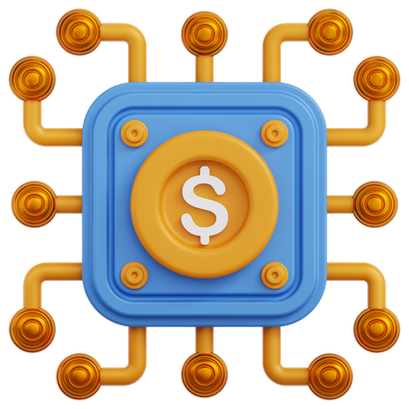 Sistema financiero  3D Icon