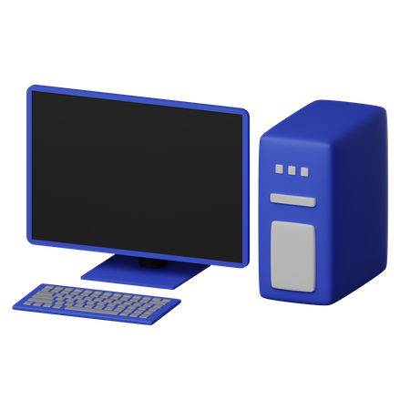 Sistema informático  3D Icon