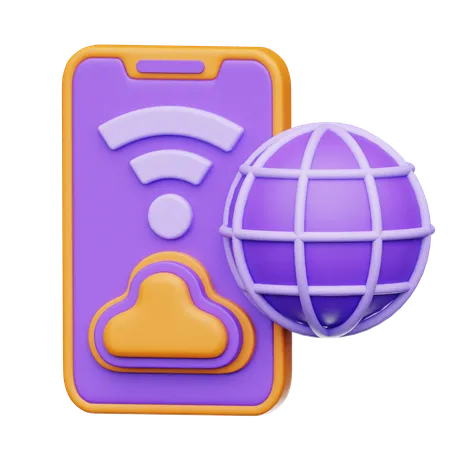 Sistema de nube  3D Icon