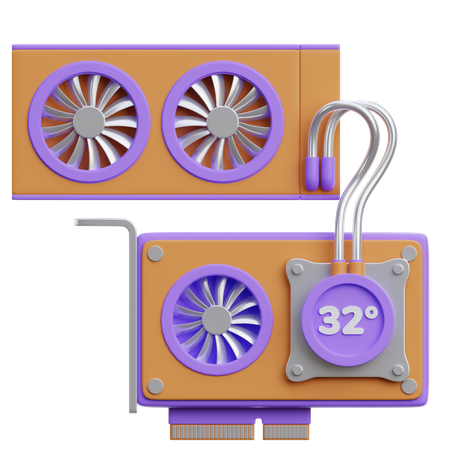 Sistemas de refrigeração  3D Icon