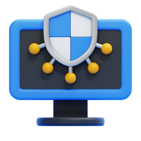 Sistemas de seguridad  3D Icon