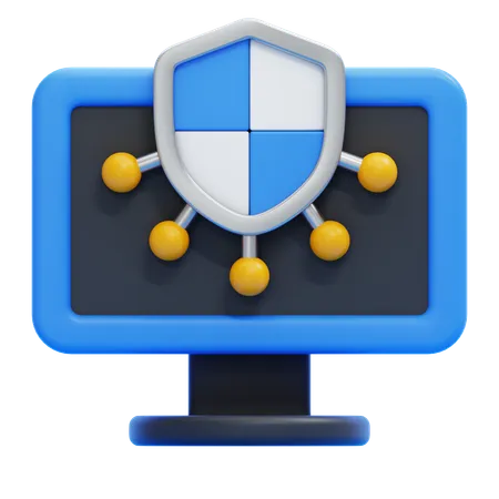 Sistemas de seguridad  3D Icon