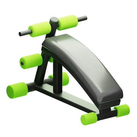 Sit Up Bench  3D Icon