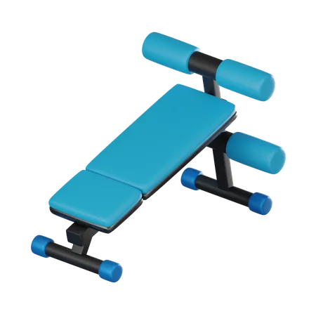 Sit Up Bench  3D Icon