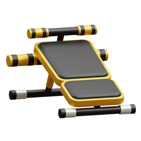 Sit Up Bench  3D Icon