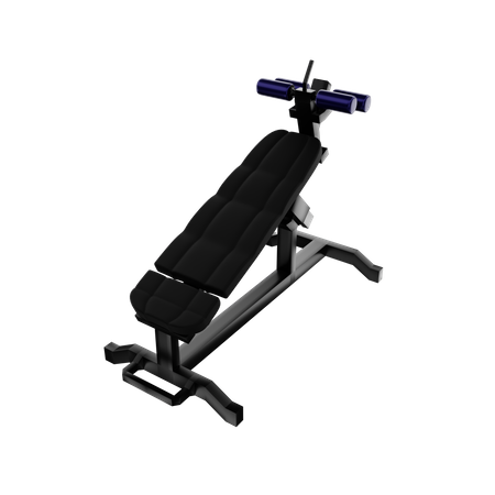 Sit Up Bench  3D Icon