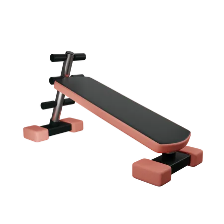Sit up Bench  3D Icon